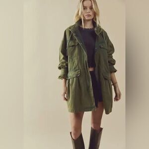 NEW FREE PEOPLE Nocturne
Oversized Parka Hooded Jacket
Green size S